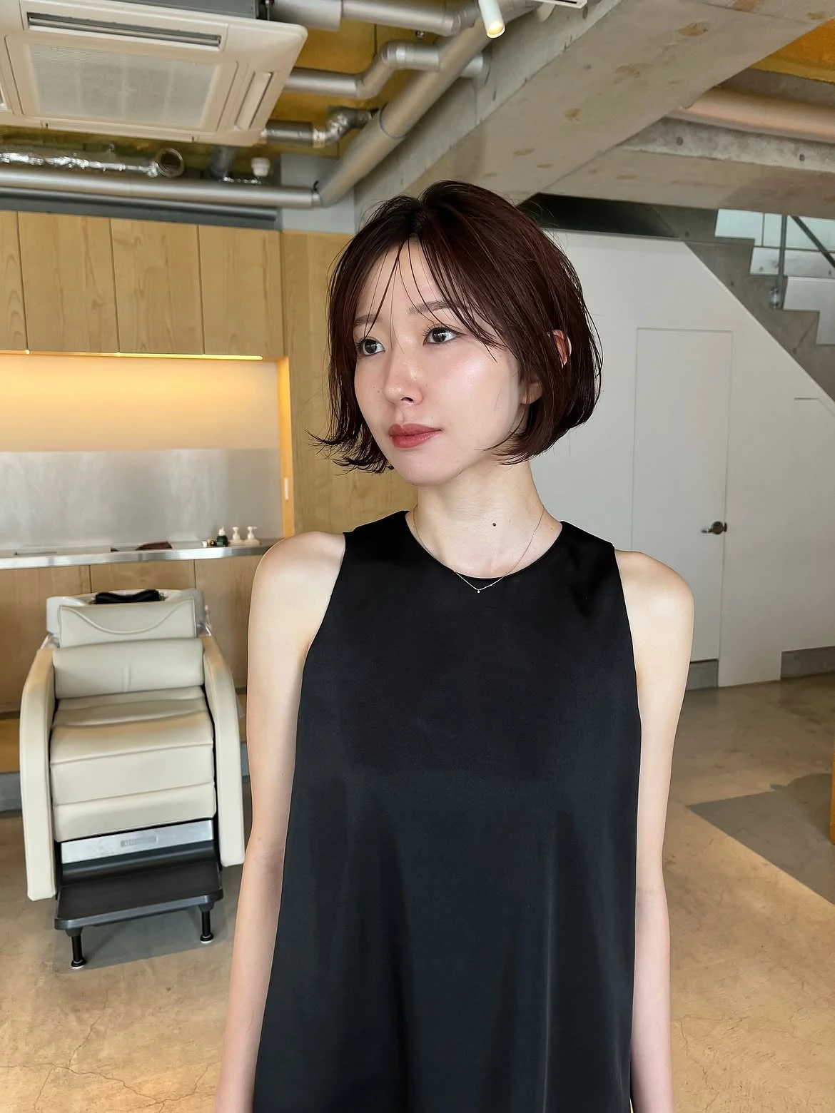 塞耳後耳下短髮推薦4:法式瀏海鮑伯