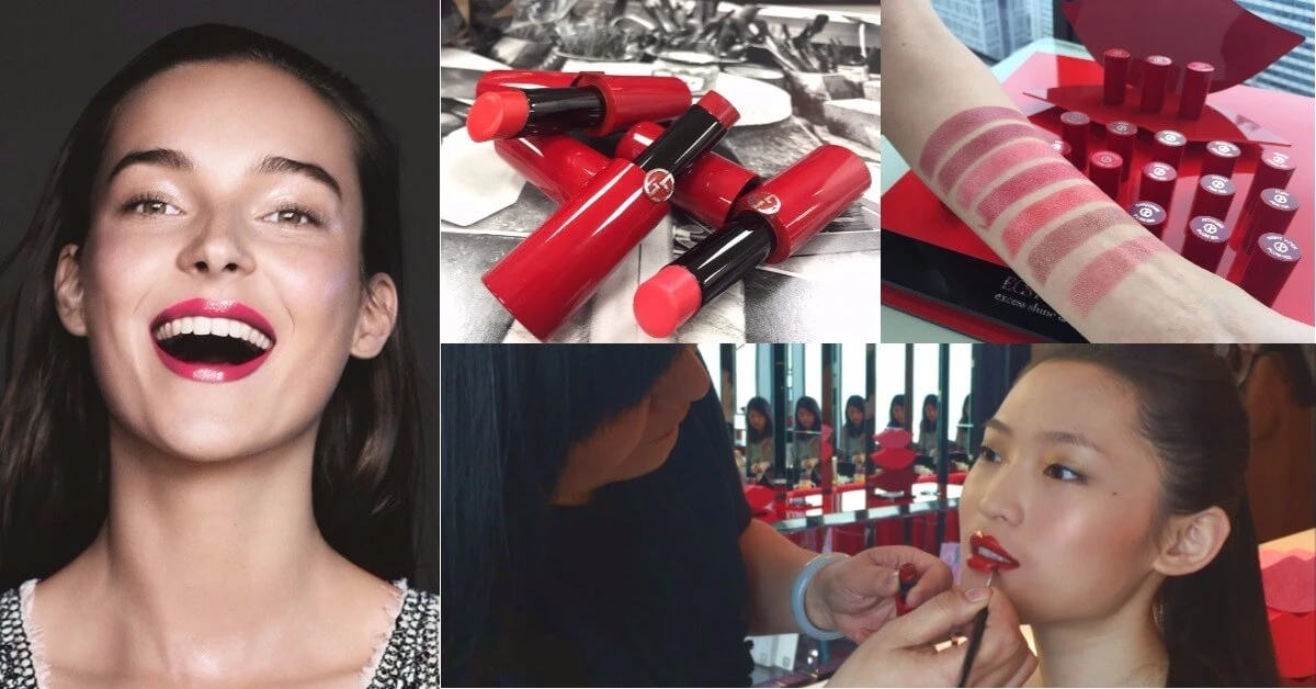 經典亞曼尼紅管身Giorgio Armani 全新奢華訂製緞光水唇膏,擁有潤澤質地與飽和色彩,2018高調上市!