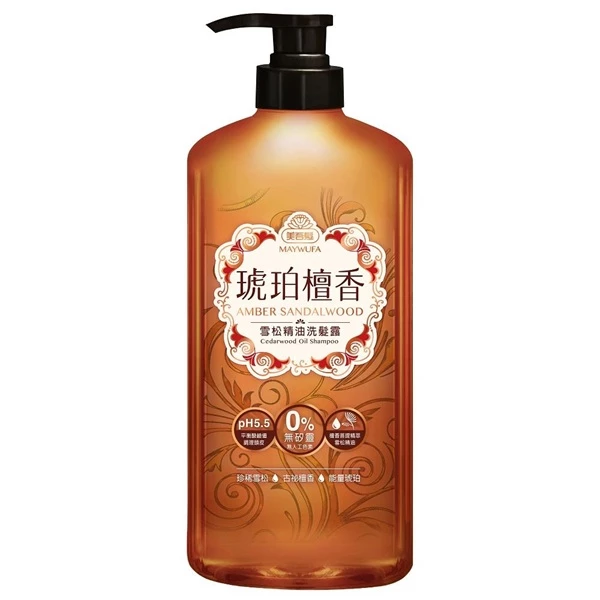 美吾髮 琥珀檀香雪松精油洗髮露