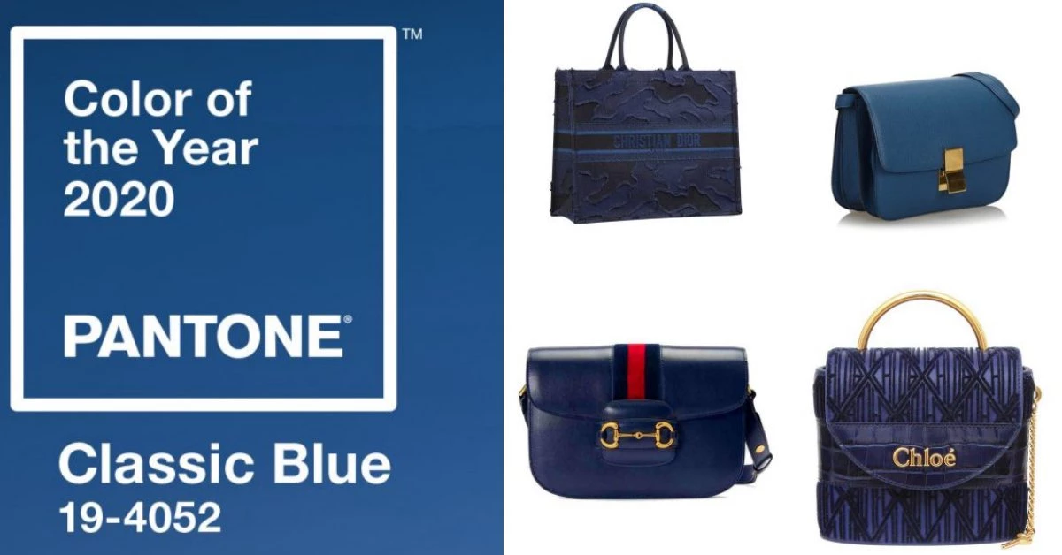 Pantone色「經典藍」10款包推薦！Dior、Gucci、Loewe...都跟上年度代表色