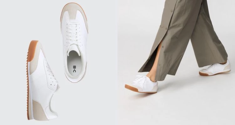 Uniqlo C系列這雙德訓鞋默默成為討論焦點,外型走極簡路線,卻在細節上很到位,以麂皮搭配布料的異材質拼接,讓整體不顯單調,反而更耐看。