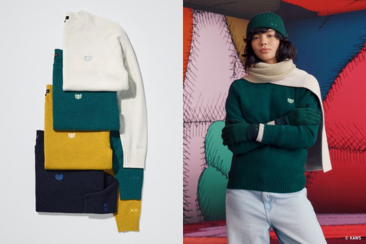 選用100%約19.5微米的高品質羊毛，這款毛衣觸感柔軟蓬鬆、保暖性極佳。