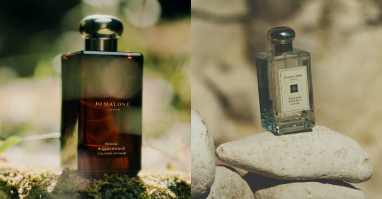 Jo Malone London 鼠尾草與海鹽香水,30ml,NTD2,900 / 50ml,NTD4,000 / 100ml,NTD5,800 Jo Malone London 檜木與雪松芳醇香水,100ml,NTD7,800 / 50ml,NTD5,650