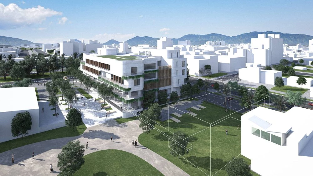 坐落於花蓮市文復路上,全新建築正緩緩成形。在花蓮縣府與文化局的共同推動下,全新的圖書館總館將落於文化局園區內。由仲觀聯合建築師事務所操刀設計,以「閱讀城市」為核心願景,大面積極簡混凝土立面透過幾何量體堆疊,揉入溫潤木質風格,形塑嶄新的城市地標。