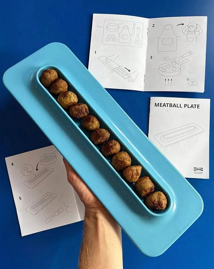 這回他攜手 IKEA,為瑞典肉丸誕生40週年打造「VINTERFINT 2025 上菜盤」,一件看似簡單卻充滿巧思的餐桌作品。
