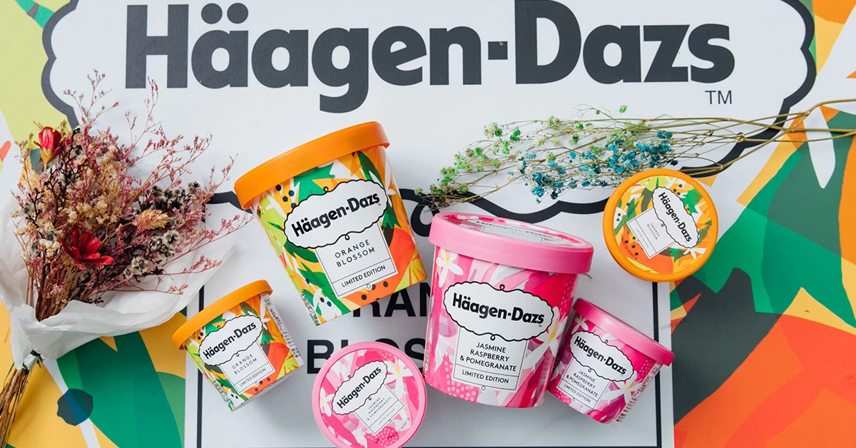 Häagen-Dazs推春季花香新口味!「移動水晶花園」花甜小巴士巡迴整理