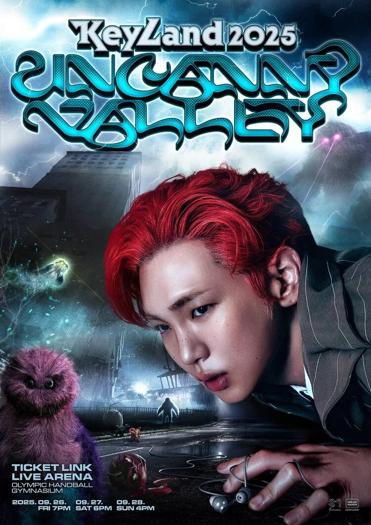 出道多年人氣依舊不減的二代團代表 SHINee，今年五月才發行新單曲專輯《Poet | Artist》，成員 KEY 又馬不停蹄的推出第三張正規專輯《Hunter》，並也同步啟動巡迴演唱會「2025 KEYLAND Uncanny Valley」。