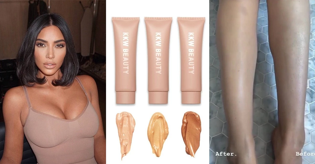 連小腿毛孔都遮得住？金卡戴珊《KKW Beauty》超強身體粉底液，一刷打造陶瓷肌