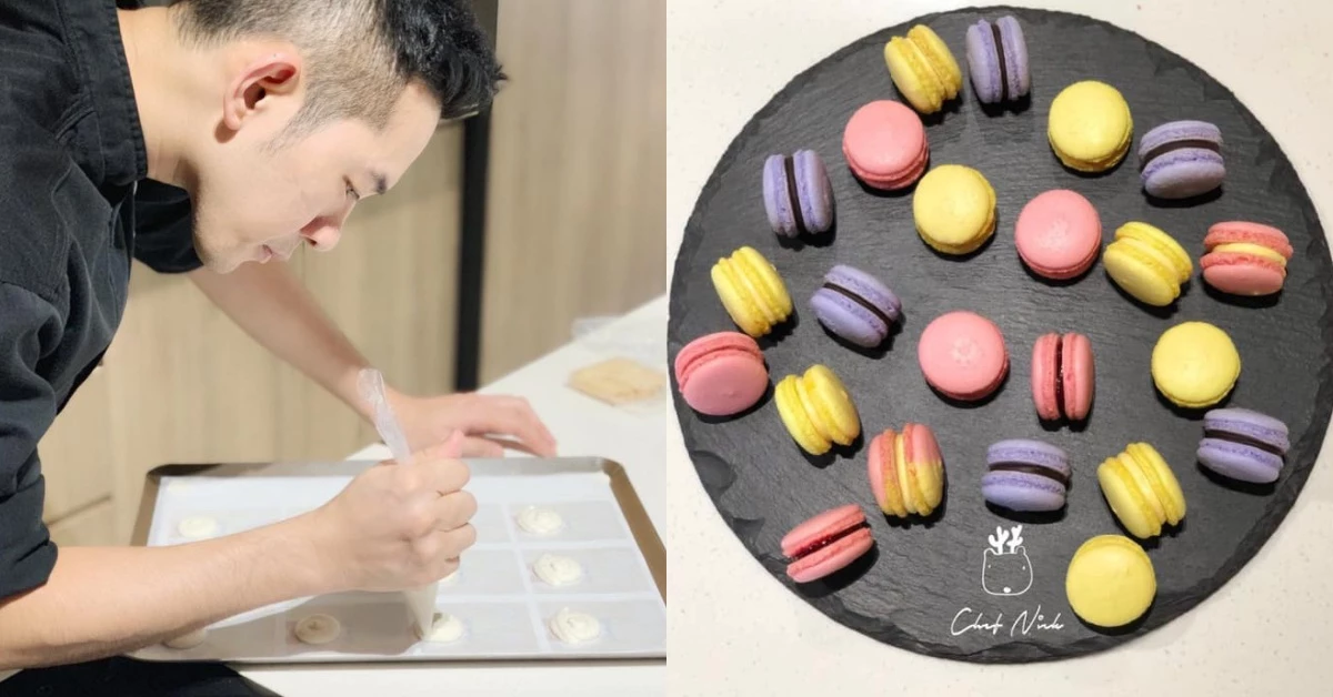 【食間到】帥哥甜點師教你3招搞定「超難做好」的高級馬卡龍