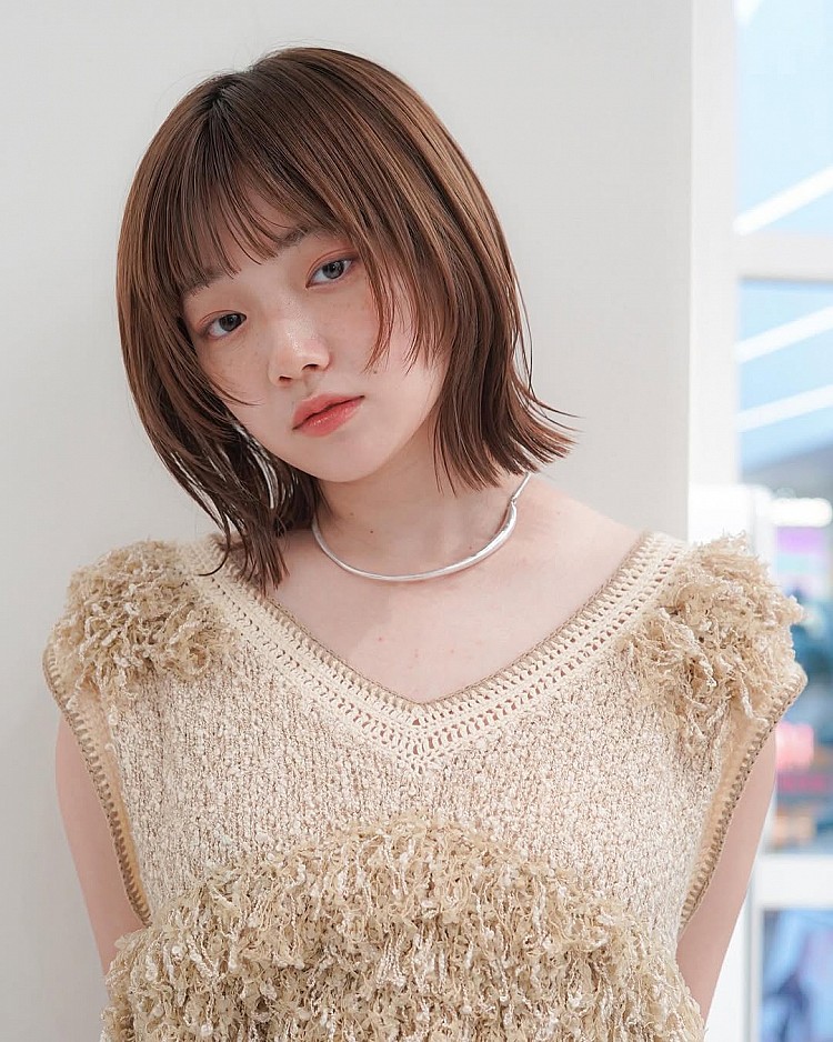 小臉短髮推薦6:層次鮑伯
