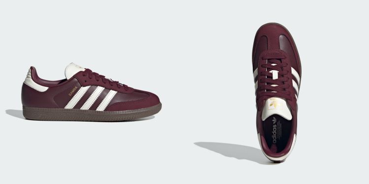 adidas Samba OG源自室內訓練鞋背景，低重心與貼地感一直是其核心特色。鞋面以平滑皮革結合麂皮細節，保留復古語彙卻不顯厚重，全新泥土色與學院風配色讓整體更耐看。