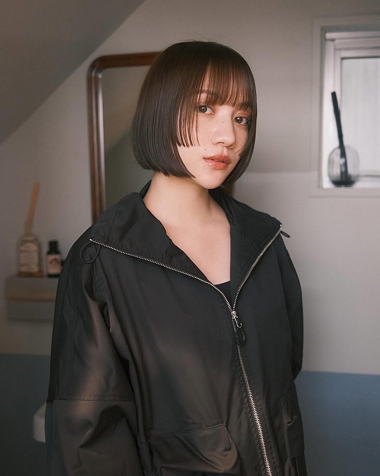 小臉短髮推薦5:輕盈公主切學生頭