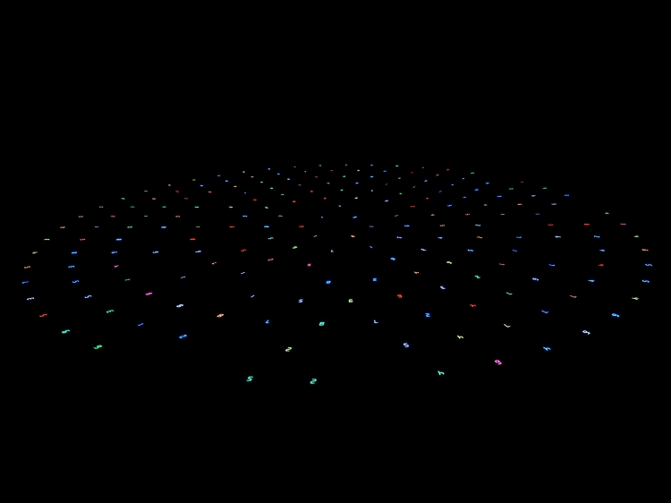 05 亞洲大學附屬現代美術館  宮島達男《眾生共命》