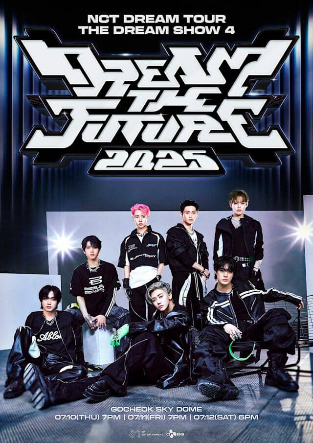 SM 娛樂在 2016 年推出的男團 NCT 一出道就以多國籍風格加上青春洋溢的形象迅速走紅，其中在同年成團的七人分隊 NCT DREAM 更以青春活潑的能量成為近年來最受矚目的男團之一，不讓日本分隊 NCT WISH 專美於前，他們今年七月也將啟動世界巡演「THE DREAM SHOW 4:DREAM THE FUTURE」，並預告將於 12 月 6 日登上台北大巨蛋。
