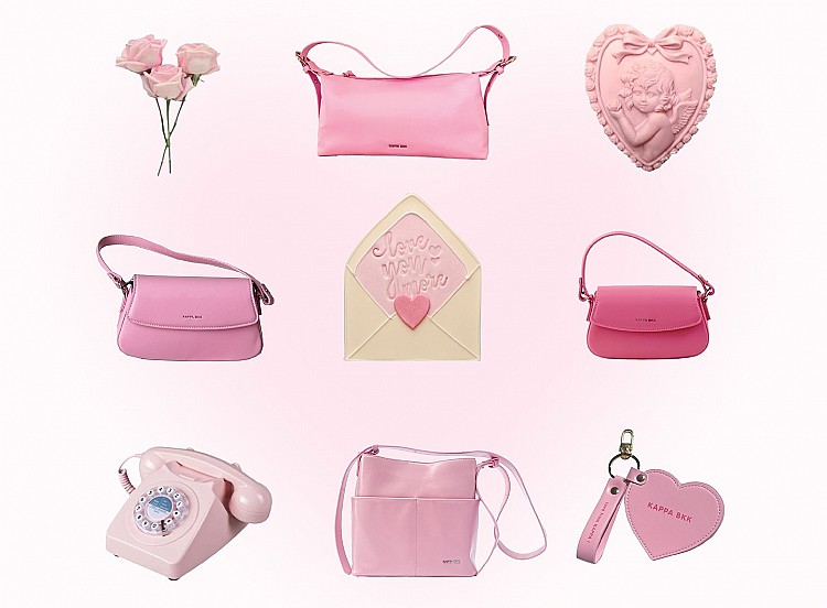 Kappa近年在泰國時尚圈掀特別受到Y2K穿搭的女孩們青睞，以粉嫩馬卡龍色系、透明或亮面材質，以及搭配可愛掛飾為主要特色，暢銷款式包括俐落的肩背包與手提小方包，但價格帶相對親民，如果你正在尋找一款能夠彰顯個性又不失可愛氛圍的包包，Kappa絕對會是你的必收清單之一。