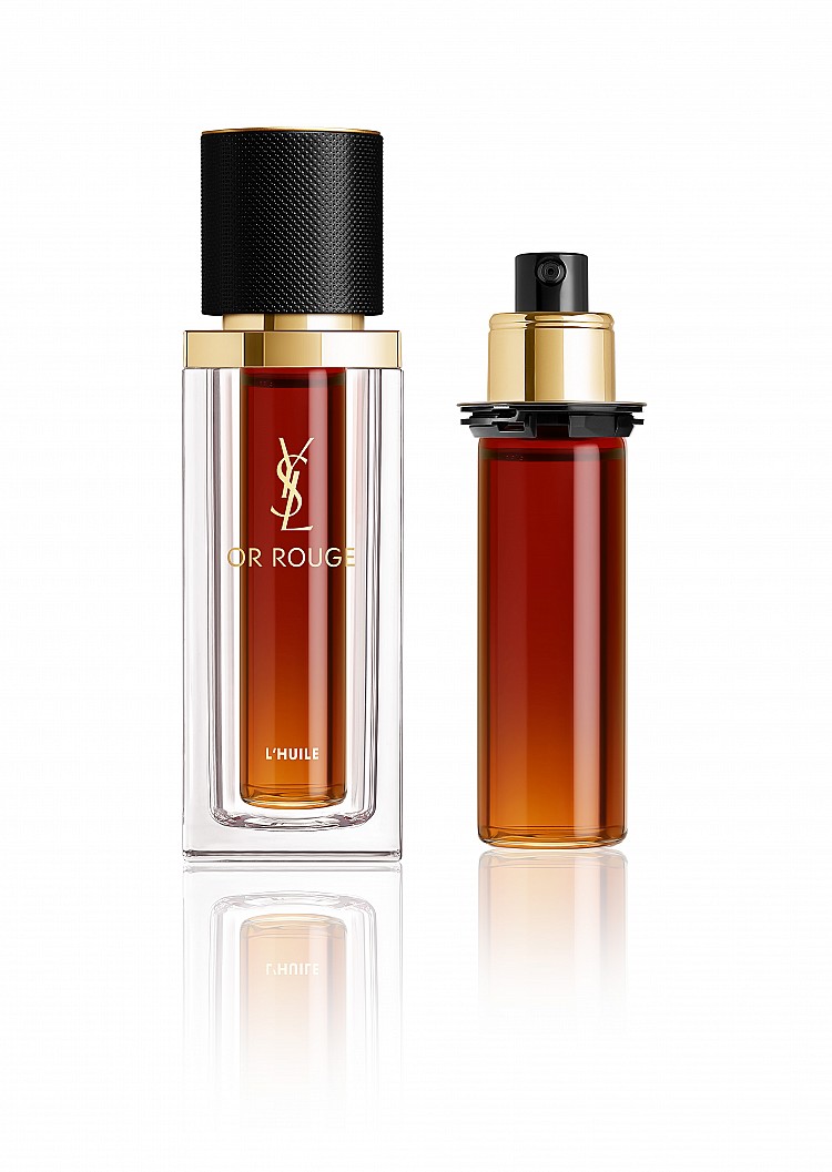 YSL 金緻奢華極萃精華油/30ml,NTD12,000;補充瓶 NTD10,450