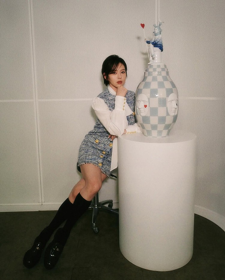 小臉短髮推薦2:劉品言八字瀏海+高層次鮑伯