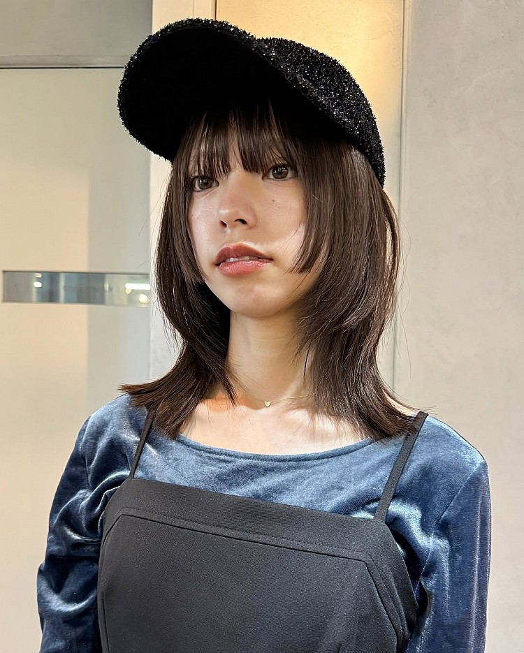 層次剪髮型推薦9：公主切鎖骨剪