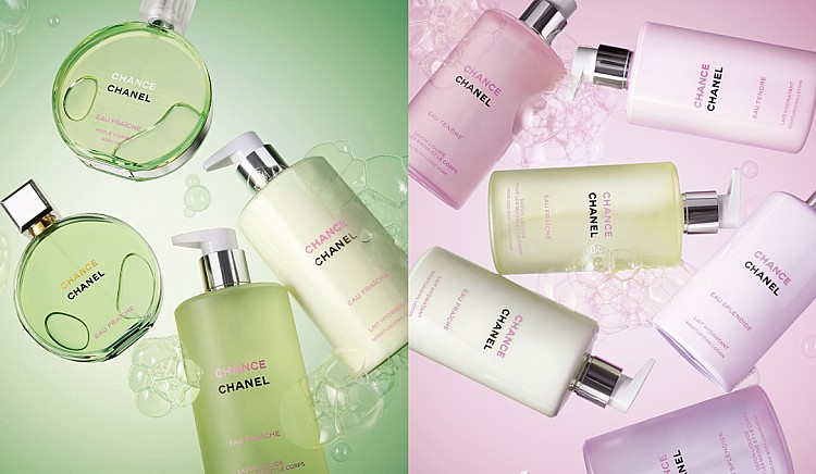香奈兒將經典 CHANCE 的幸運語彙完整延伸至身體保養