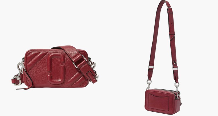 Marc Jacobs經典The Moto Shot 21相機包,包身選用柔軟荔枝紋牛皮打造,細緻手感搭配立體縫線設計,增添層次感。