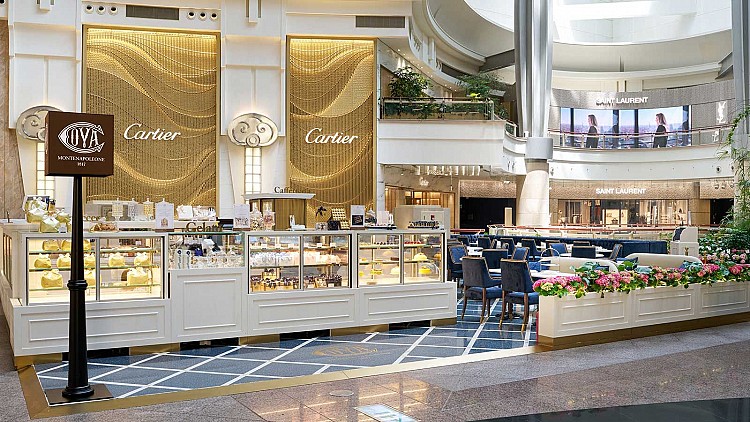 來自米蘭的精品甜點名店 COVA 二度登台，於今年五月正式插旗台北 101 4F。