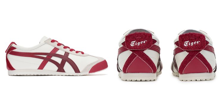 Onitsuka Tiger Mexico 66延續品牌標誌性的纖細輪廓，將馬年象徵的速度與能量轉化為細節語言。