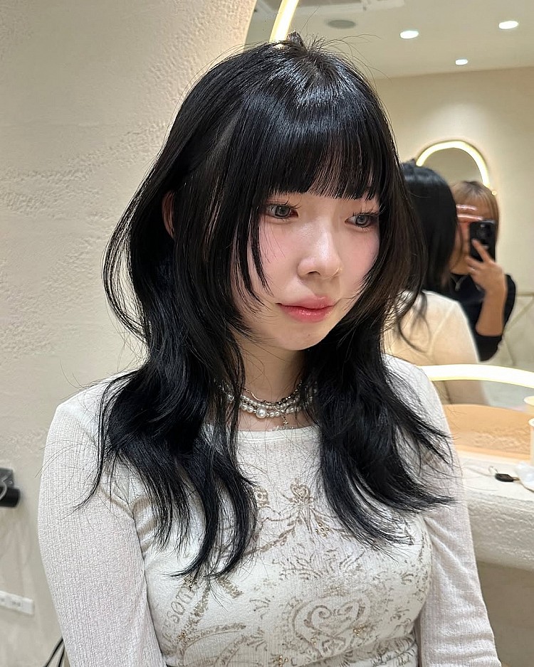 河西剪髮型靈感9:漫畫感齊瀏海