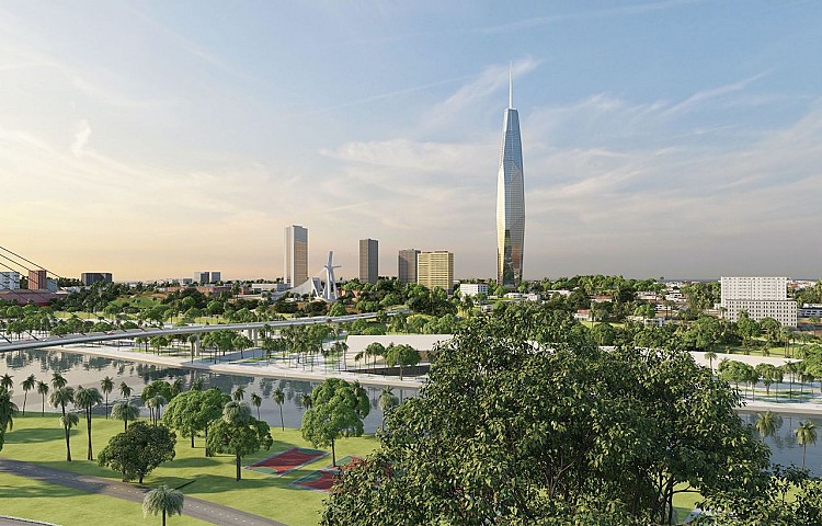 非洲將迎來最高建築：位於象牙海岸阿必尚（Abidjan）的 F 塔（Tour F，又稱 Tower F），建築高度達 1,381 英尺（約 421 公尺）。這棟 64 層摩天大樓，由黎巴嫩裔象牙海岸建築師皮耶・法庫里（Pierre Fakhoury）設計。儘管其玻璃立面嘗試轉譯風格化的非洲面具意象，但這座高塔所承載的象徵意義，遠不止於造型本身，將成為當地重要的新地標。