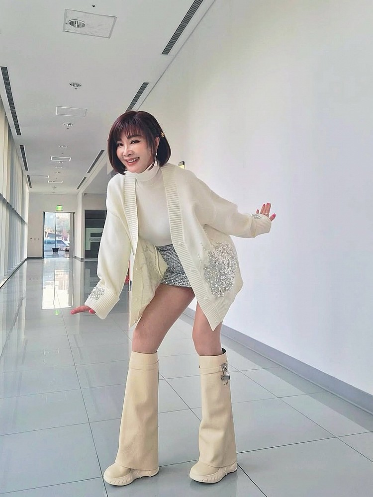 69歲陳美鳳瀏海短髮超減齡