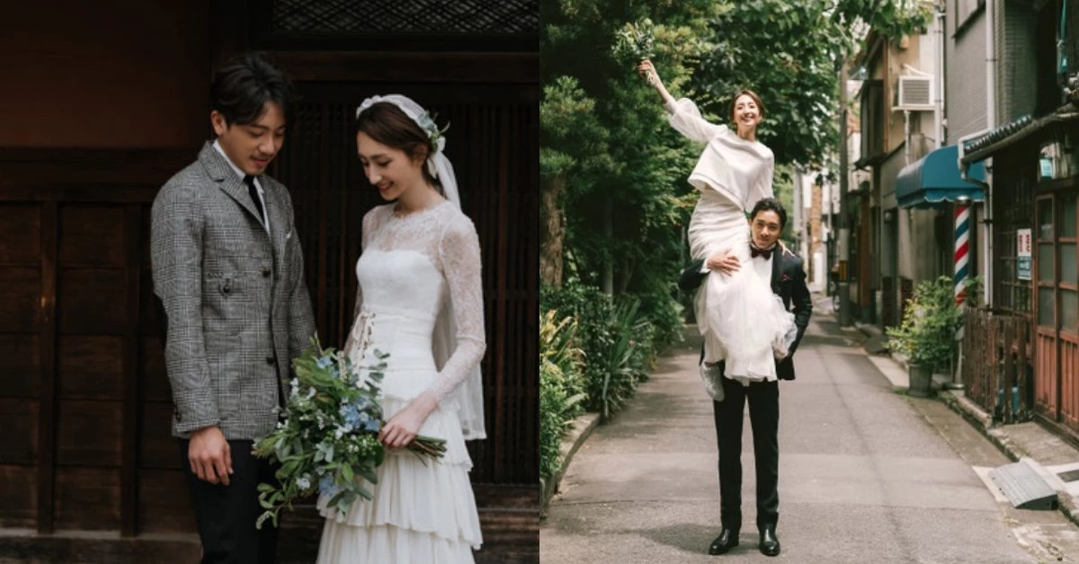 不只風格日系，連婚紗也文青感十足！柯佳嬿、坤達選擇MS IDEAS訂製婚紗展現個性