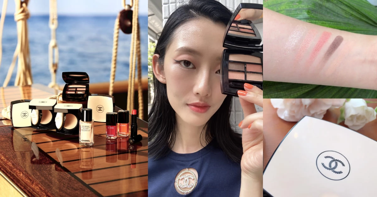 彩妝控都淪陷!香奈兒全新裸光夏彩系列,絕美「白桃珍珠盤」眨眼就能閃瞎眾人