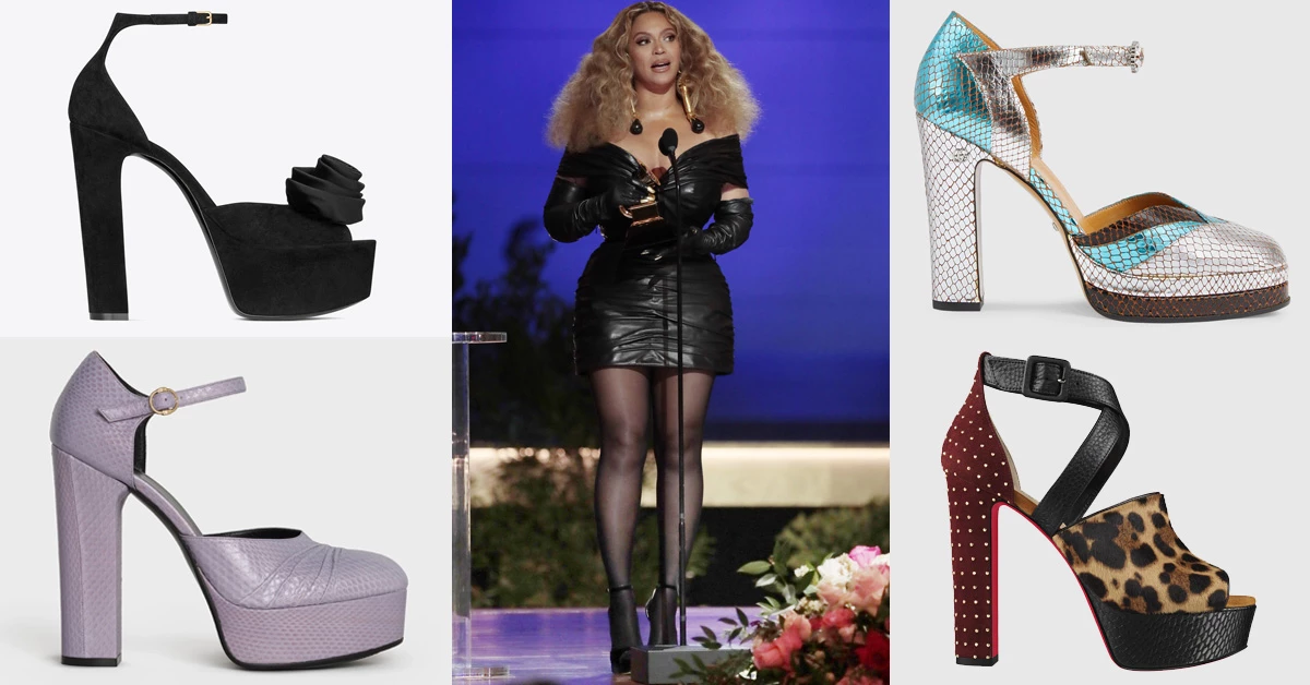 厚底高跟鞋推薦Top 6!LV、Gucci、Celine...連碧昂絲鍾愛Jimmy Choo都入榜