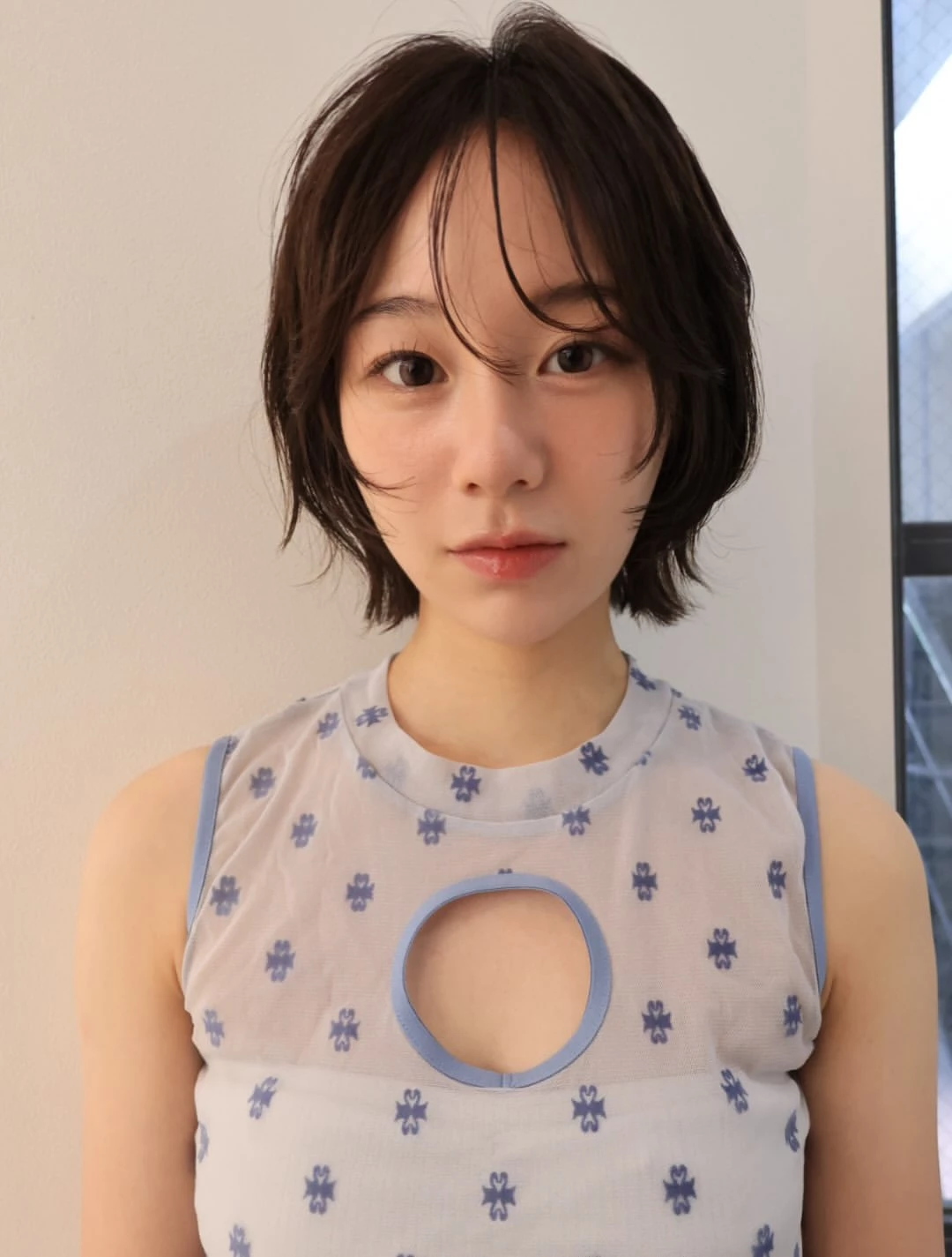 日系耳下短髮推薦3:層次短髮