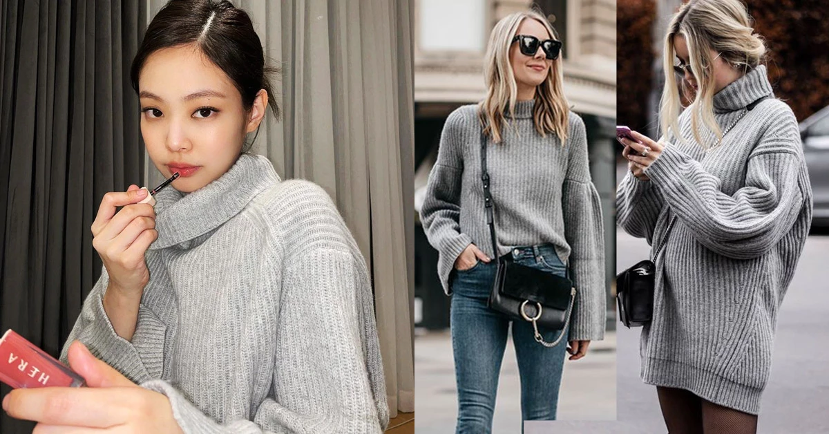 毛衣搭配重點是「極致灰」！Gucci、LV、Dior...BLACKPINK Jennie同款毛衣是這牌！