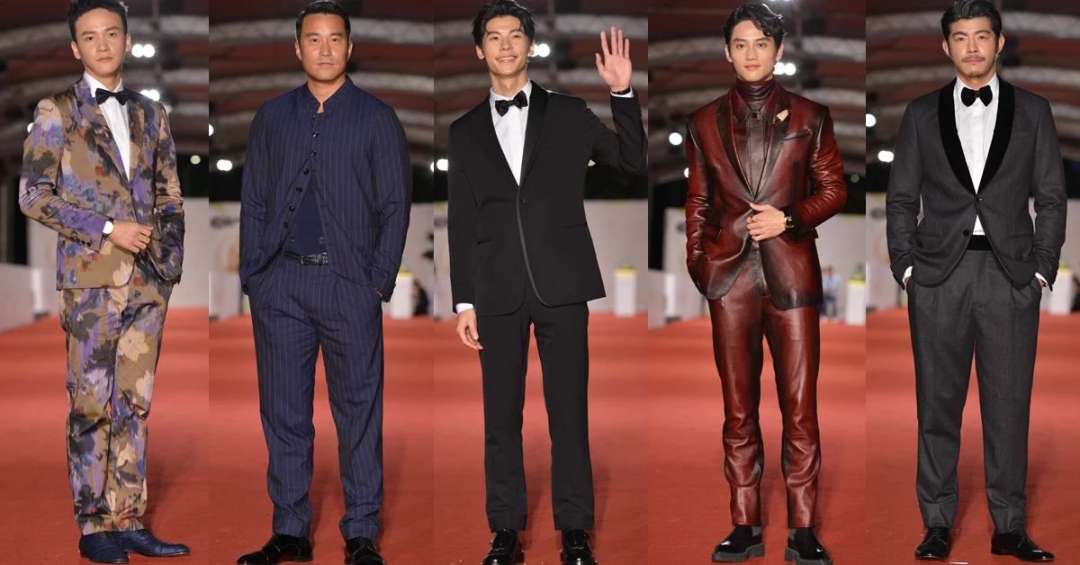 【金鐘55】金鐘紅毯9男星超吸睛！許光漢、張孝全、王柏傑、范少勳，擠爆粉絲啦！