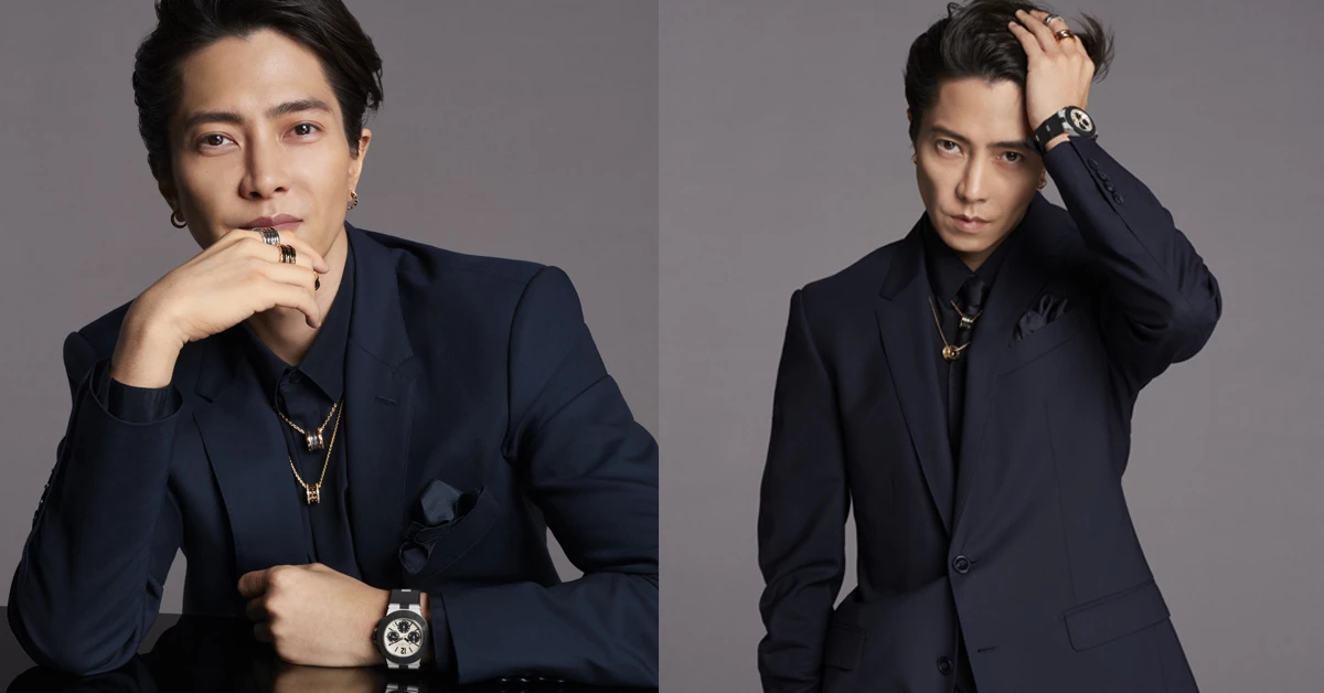 山下智久成寶格麗最新形象大使!日本男星第一人,與BLACKPINK Lisa、木村光希一家親