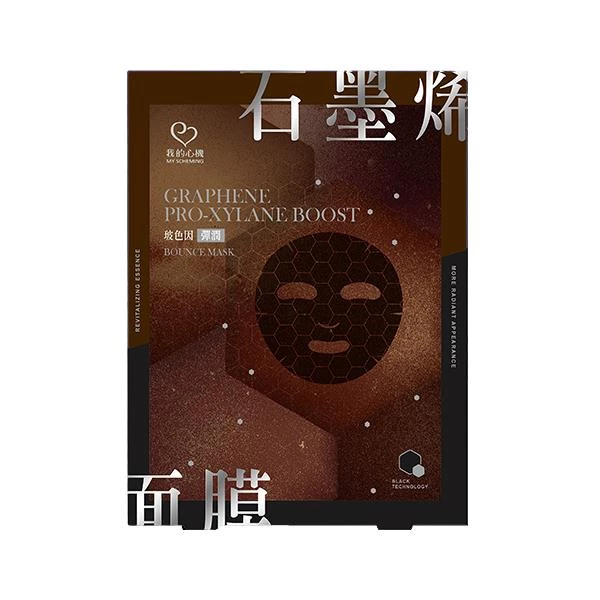 我的心機 石墨烯玻色因彈潤面膜/4入,NTD299