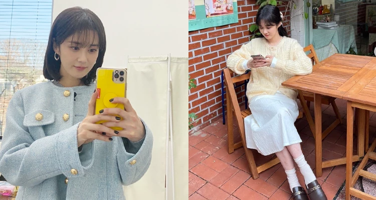 粉色系穿搭,同樣是張娜拉私服中不可忽略的減齡關鍵。但她選擇的粉色,並非高飽和的甜美款,而是偏向霧粉、櫻花粉或帶灰調的柔和色系…使得穿上身更顯清新、不顯幼稚。無論是粉色上衣、針織衫,或作為外套、襯衫的點綴單品,都能為整體造型注入溫柔又明亮的氣息,也讓膚色看起來更透亮。