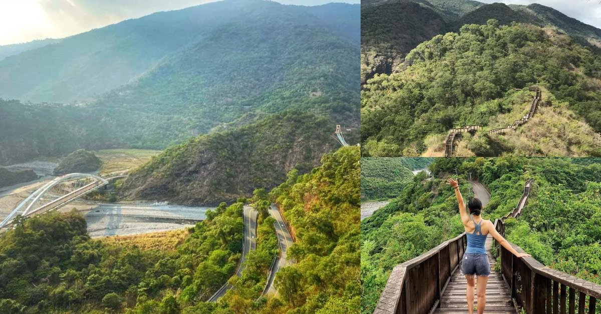 高雄景點「龍頭山步道」,山中吊橋、五層瀑布...「台版 萬里長城」睽違一年再開放