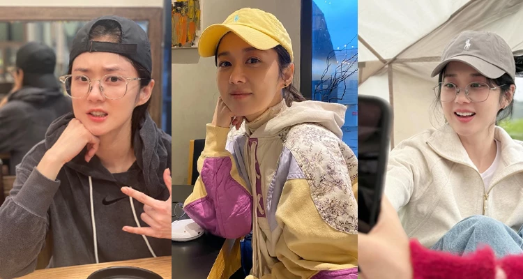 張娜拉在私服中,最常透過「棒球帽」來加強整體的減齡效果。看似簡單的一頂帽子,卻是她打造青春感的重要關鍵之一。不論是搭配T恤+牛仔褲的日常休閒風,或是寬鬆襯衫、針織上衣等較成熟的單品,只要加上一頂素色或低調Logo的棒球帽,立刻就能為造型注入校園感與活力氣息。