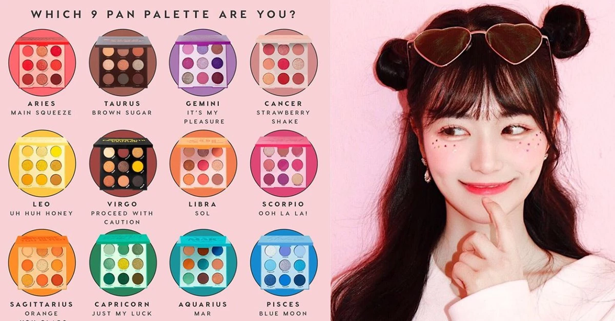 12星座命定色「眼影盤」!Colourpop教你選出自己的好運色,擦上桃花馬上來