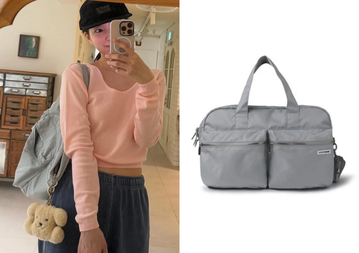 秀智同款Avam袋包推薦3:Nylon Tumbler Bag Grey