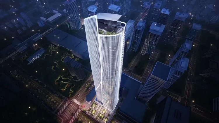 坐落於台中西屯區的全新商辦大樓「興富發惠國段 90 地號」,將成為台中最高大樓,規劃地上 63 層、地下 8 層,建築高度達 323.5 公尺,預計於 2028 年完工。外觀採全棟玻璃帷幕設計,呈現「螺旋」流線量體。完工後將成為台中最高大樓,並名列台灣第 4 高大樓,僅次於台北 101(508 公尺)、台北雙星(360 公尺)與高雄 85 大樓(347.5 公尺)。