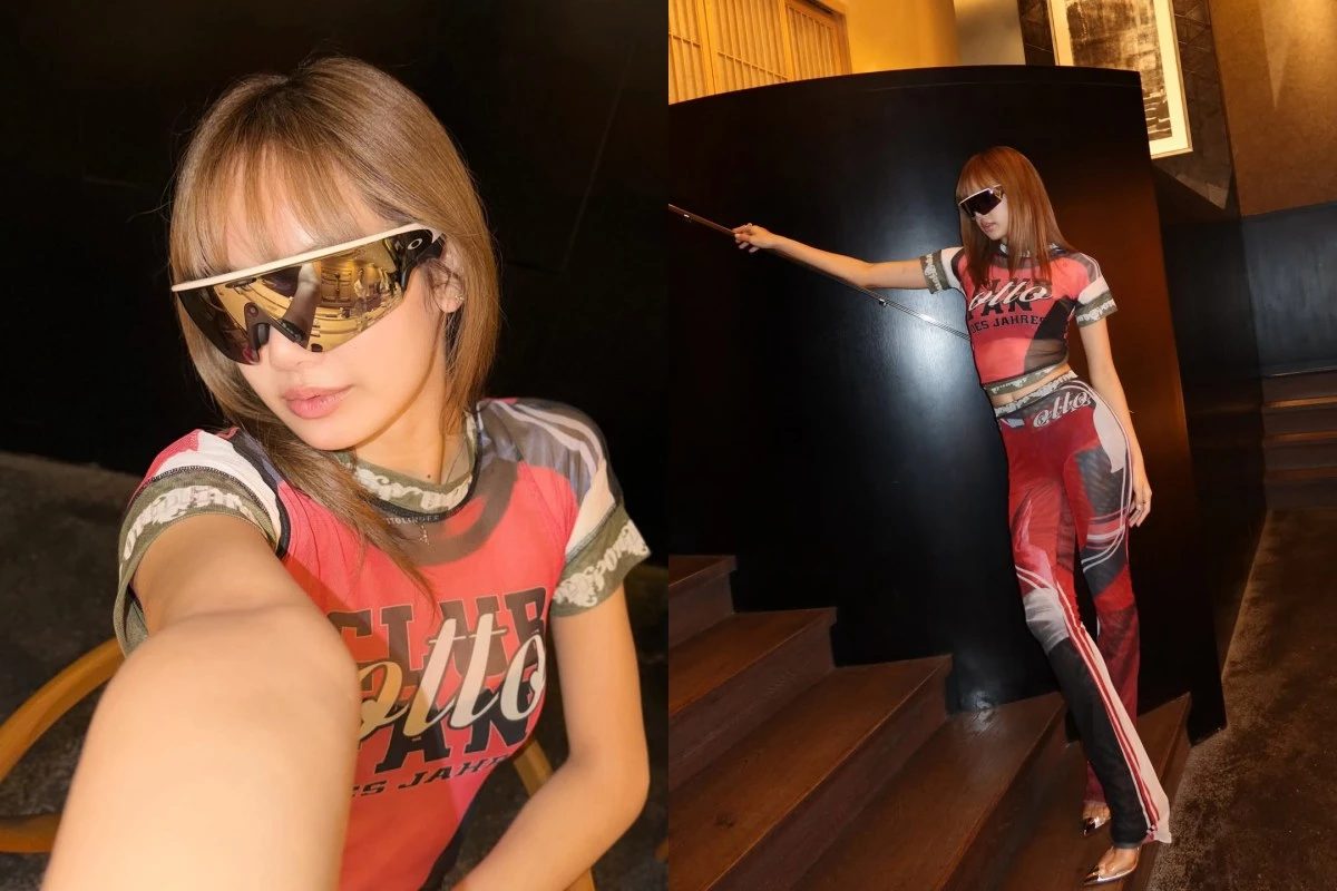 而在聯名正式登場之前,Lisa 就已率先掀起「Oakley」風潮!