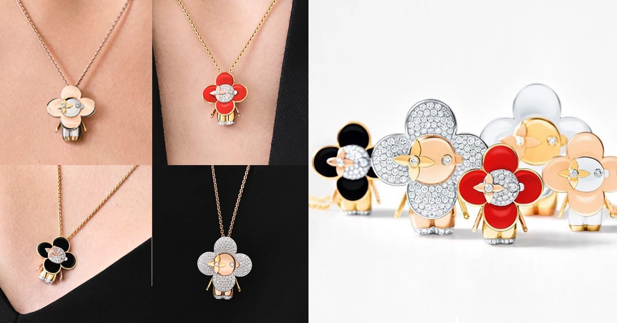 LV珠寶也是吉祥物！全新系列「Vivienne」，K金、鑲鑽，超萌設計貴婦少女心大噴發