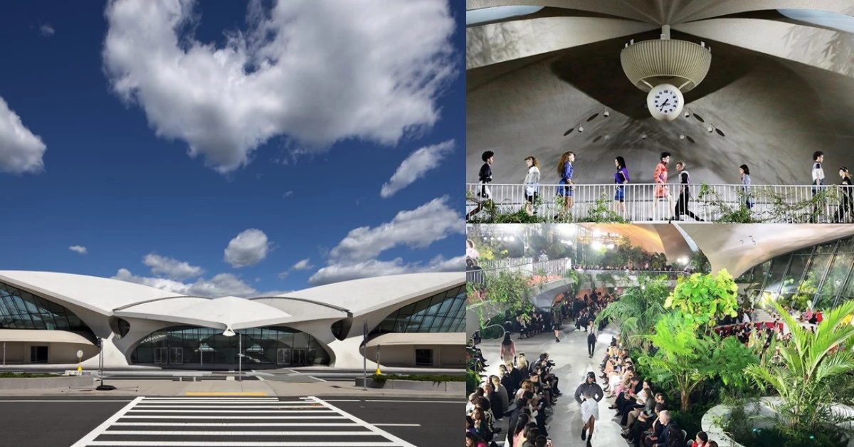 搬進2500顆植物，把紐約機場變成秀場！LV 2020早春大秀真實上演「機場時尚」
