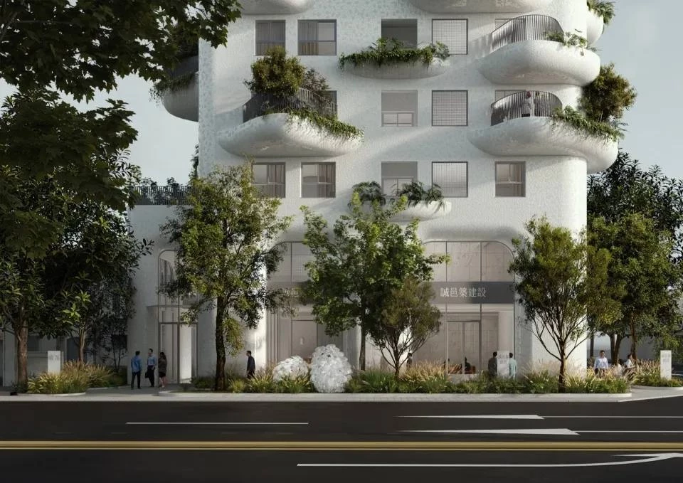 嶼 76 The Island 是台中即將誕生的全新建築地標,坐落於北屯區漢口路上,由荷蘭知名建築團隊 MVRDV 操刀設計。延續團隊擅長的自然回應式風格,建築加入大量綠意植栽與柔和曲線,使整體造型更具有機性、生命力與都市共融性。本案為一棟 21 層住宅大樓,完工後將再度改寫台中的城市天際線。