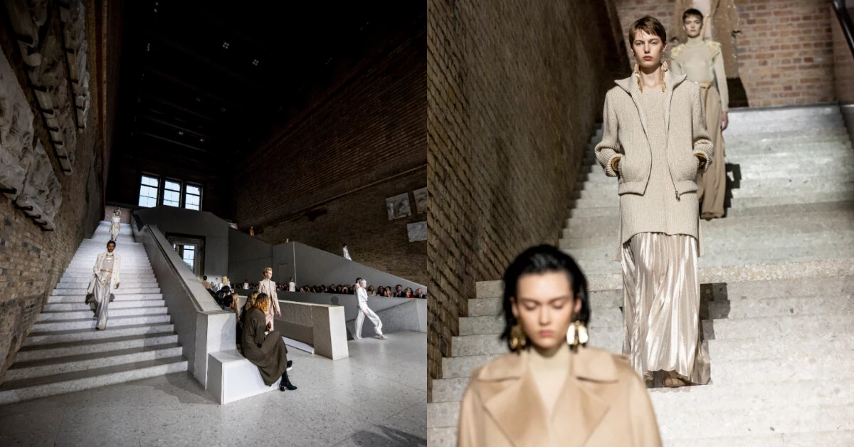 Max Mara 2020早春慶祝柏林圍牆倒塌30周年,成為首個在柏林新博物館舉辦時裝大秀的品牌