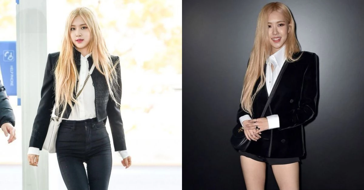BLACKPINK Rose逆天長腿穿搭靠這招!她身上背的這兩款Logo包真的美翻!