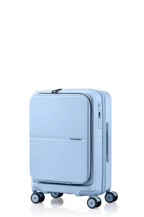 2026粉嫩色行李箱推薦5:Samsonite 「Flatform」迷霧藍